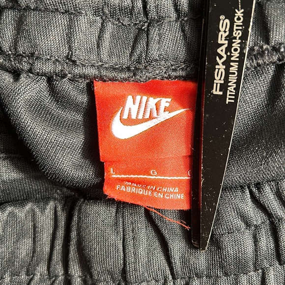 Nike Sportswear Fleece Joggers Straight Leg Long Legs Men’s Black US Size L - Picture 7 of 13